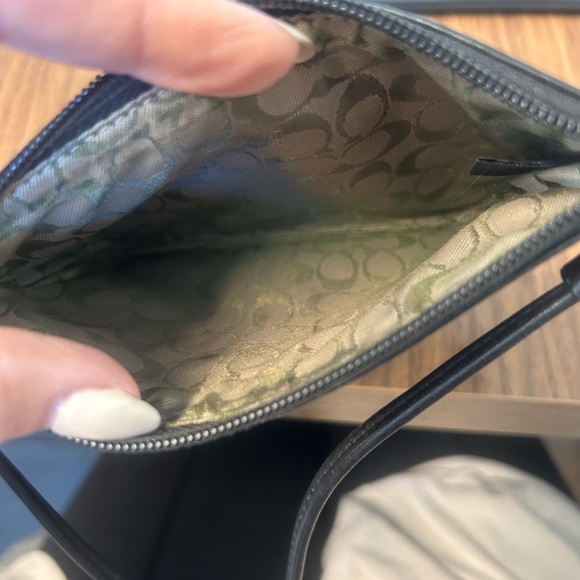 Coach Wristlet Black Buttery Leather - Picture 3 of 4